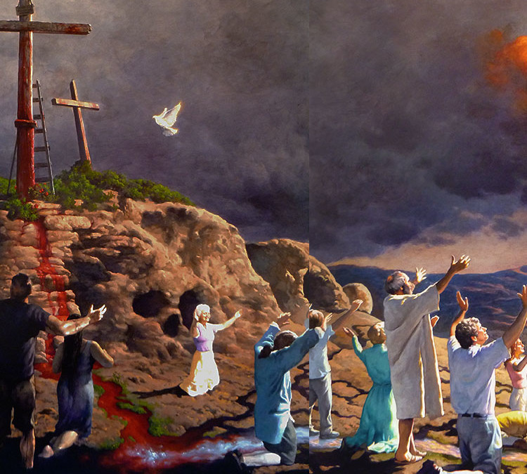 My Mural and the Easter Story Part 3: “Alive with Him”
