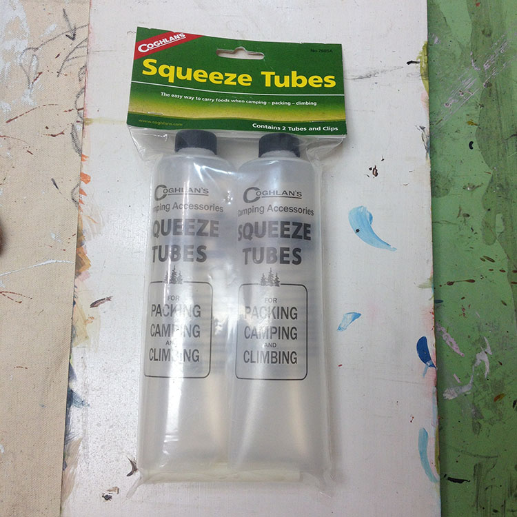 Squeeze tubes that you can use for acrylic paint from REI.com