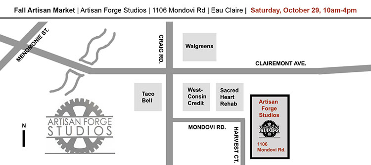 Artisan Forge Studios fine art gallery in Eau Claire
